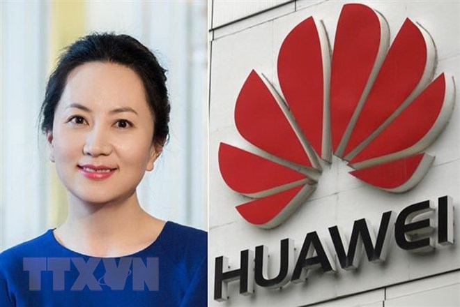 Phó Chủ tịch kiêm Giám đốc Tài chính Tập đoàn viễn thông Huawei của Trung Quốc Mạnh Vãn Chu.(Ảnh: Reuters/TTXVN)