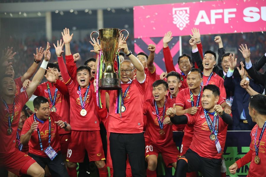 HLV Park Hang Seo mang điều kỳ diệu cho bóng đá Việt Nam. Ảnh: S.N