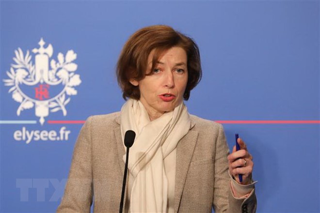 Bộ trưởng Quốc phòng Pháp Florence Parly. (Nguồn: AFP/TTXVN)