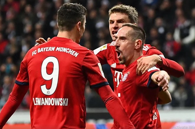 Bayern kết thúc năm 2018 bằng chiến thắng đậm trước đội bóng cũ của Niko Kovac. (Nguồn: fcbayern.com)