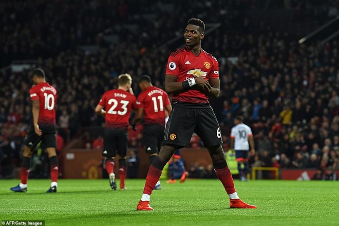 Pogba lập cú đúp, Manchester United thắng trận thứ 3 liên tiếp