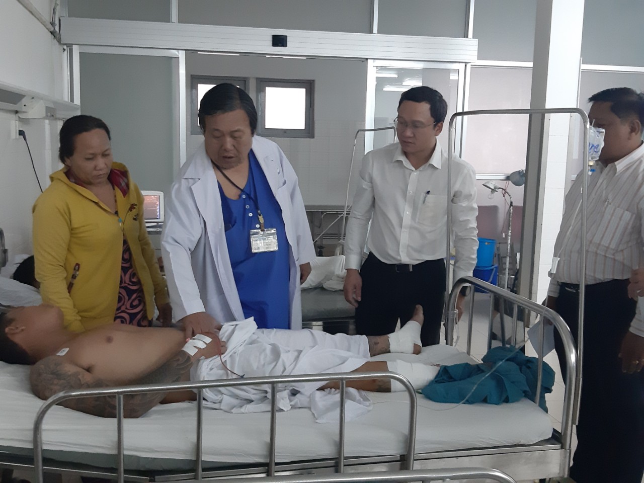 Vụ TNGT tại ngã tư Bình Nhựt: Sức khỏe các nạn nhân bị thương đang điều trị tại Long An đã ổn định