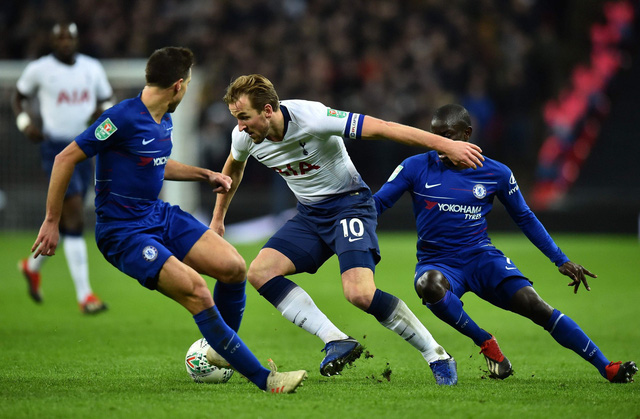 Lượt đi bán kết Cúp liên đoàn: Tottenham thắng tối thiểu Chelsea