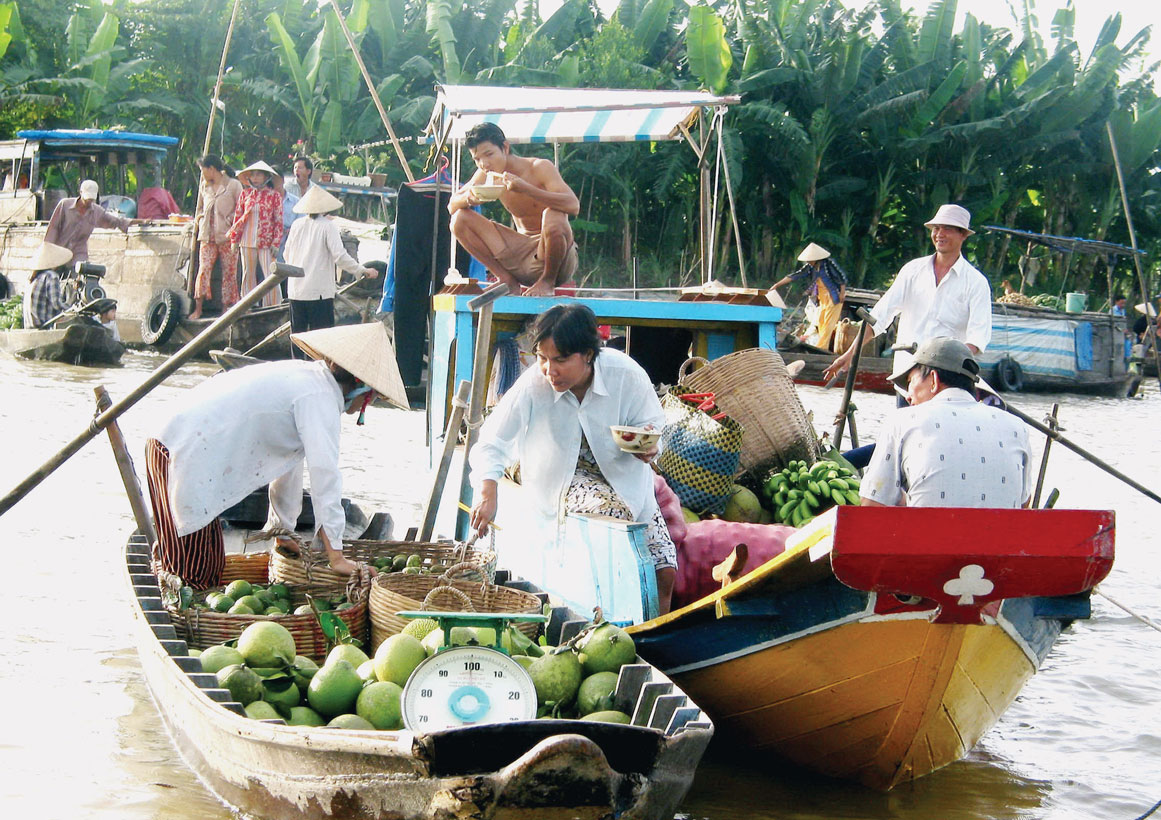 Nét mộc mạc, thân thương của chợ nổi trên sông miền Tây