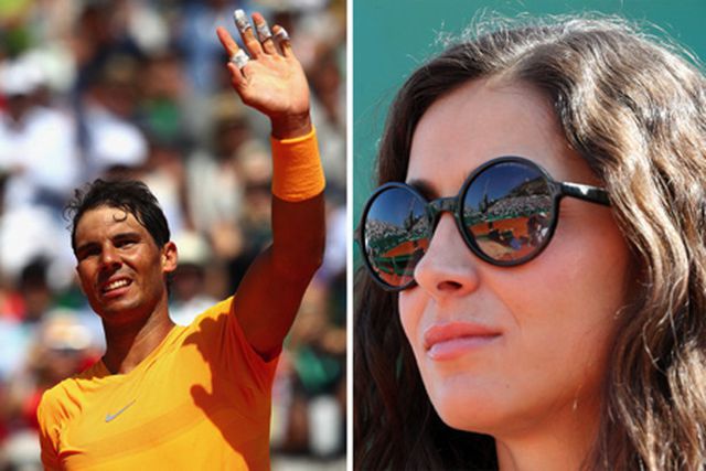 Xisca Perello luôn xuất hiện để cổ vũ cho Rafael Nadal