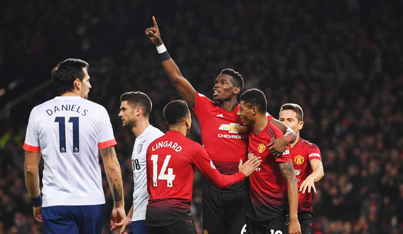 Pogba đang thi đấu tốt trong màu áo Quỷ đỏ