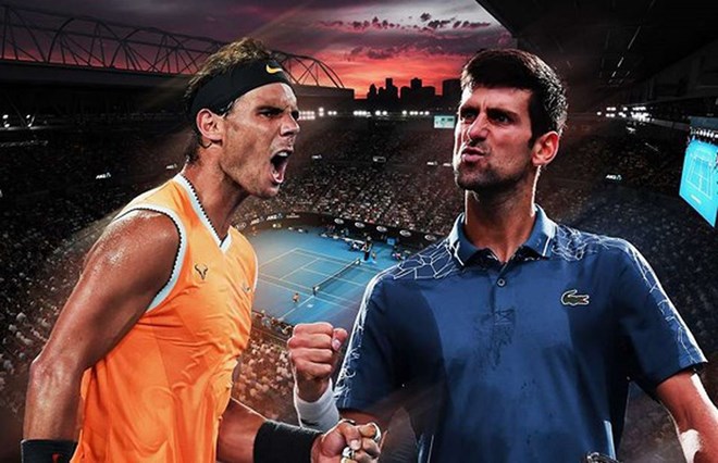 Nadal đại chiến Djokovic ở chung kết đơn nam Australian Open 2019.