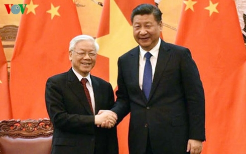 Tổng Bí thư, Chủ tịch nước Nguyễn Phú Trọng và Tổng Bí thư, Chủ tịch Trung Quốc Tập Cận Bình.