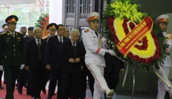 Lễ viếng, lễ truy điệu ông Nguyễn Đức Bình theo nghi thức cấp Nhà nước