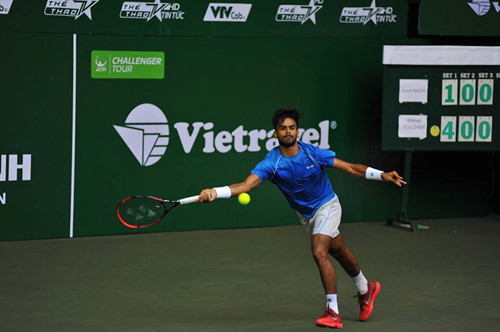 Sumit Nagal cùng Lý Hoàng Nam sẽ ra mắt người hâm mộ quần vợt Ấn Độ. Ảnh: Độc Lập
