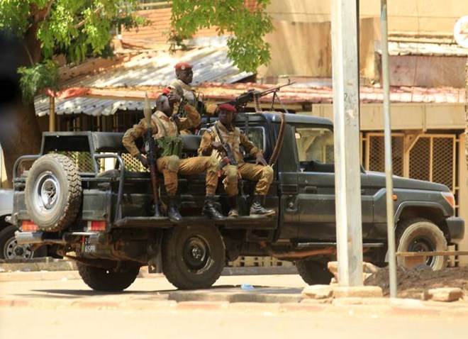 Lực lượng an ninh Burkina Faso. (Nguồn: EPA)