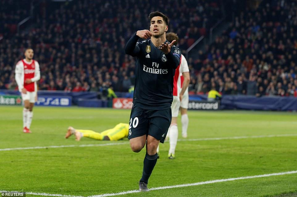 Cầu thủ vào thay người Asensio ghi bàn ở phút 87. Mang về chiến thắng nhọc nhằn 2-1 cho Real, qua đó mở toang cánh cửa vào tứ kết Champions League.