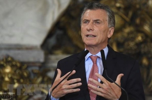 Tổng thống Argentina Mauricio Macri. (Nguồn: AFP/TTXVN)