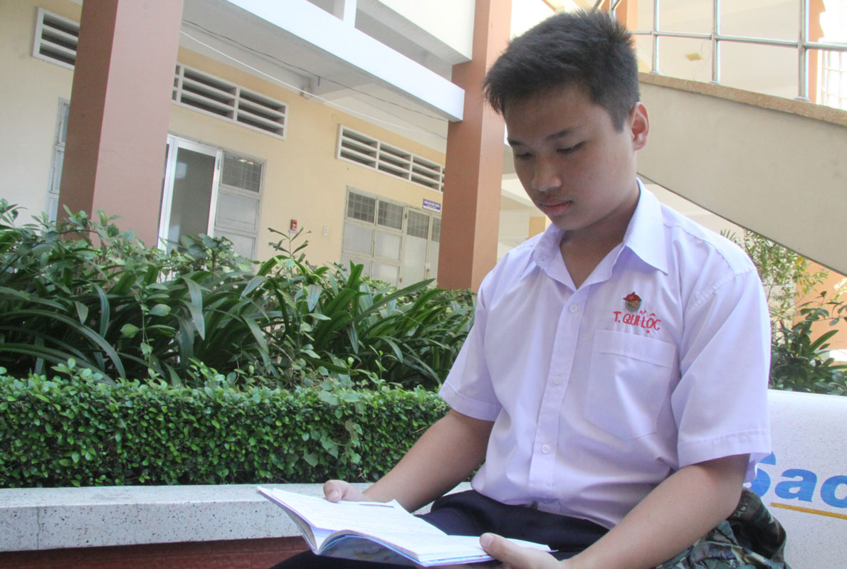 Phan Quí Lộc - học sinh giỏi cấp quốc gia môn Toán