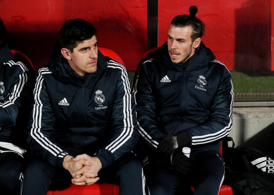 Bale không hài lòng với những phát biểu của Courtois