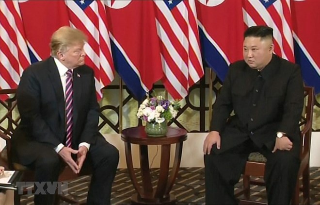 US President Donald Trump (L) and DPRK leader Kim Jong-un (Source: VNA) 