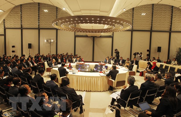 Hội nghị Cấp cao hợp tác Khu vực Tam giác phát triển Campuchia-Lào-Việt Nam (CLV) lần thứ 10. (Ảnh minh họa: TTXVN)