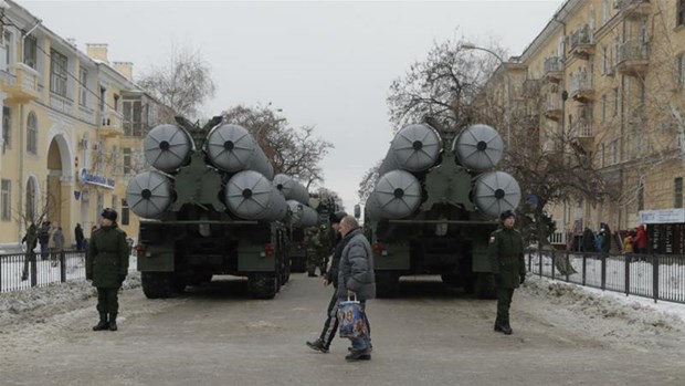 Hệ thống tên lửa S-400 của Nga. (Nguồn: Reuters)