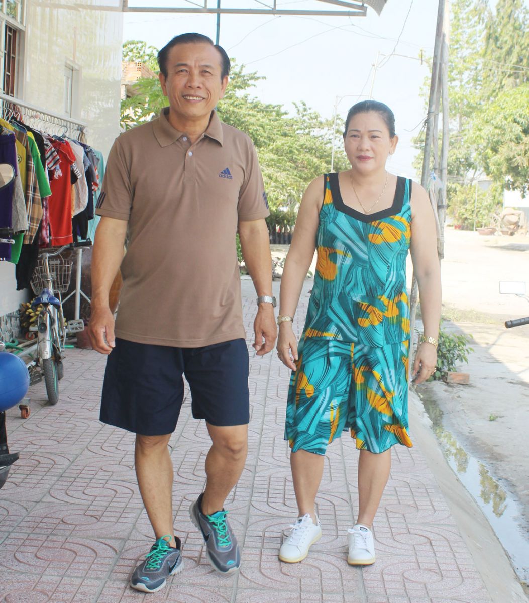 Luyện tập thể thao nâng cao chất lượng cuộc sống Bí quyết góp phần giữ lửa hạnh phúc gia đình của ông Võ Thành Phước là tập luyện thể dục - thể thao thường xuyên