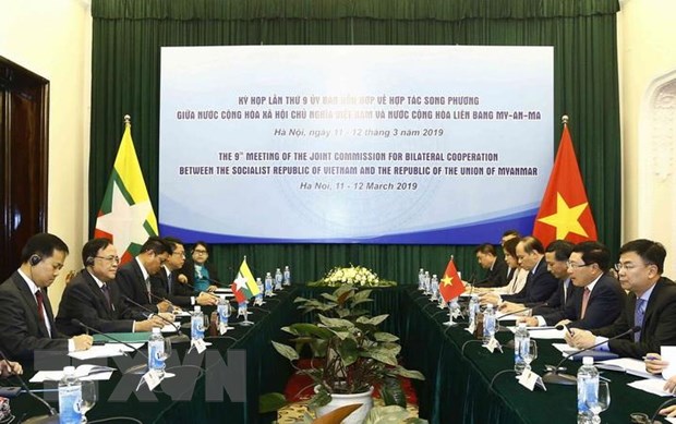 Kỳ họp lần 9 Ủy ban hỗn hợp về hợp tác song phương Việt Nam-Myanmar