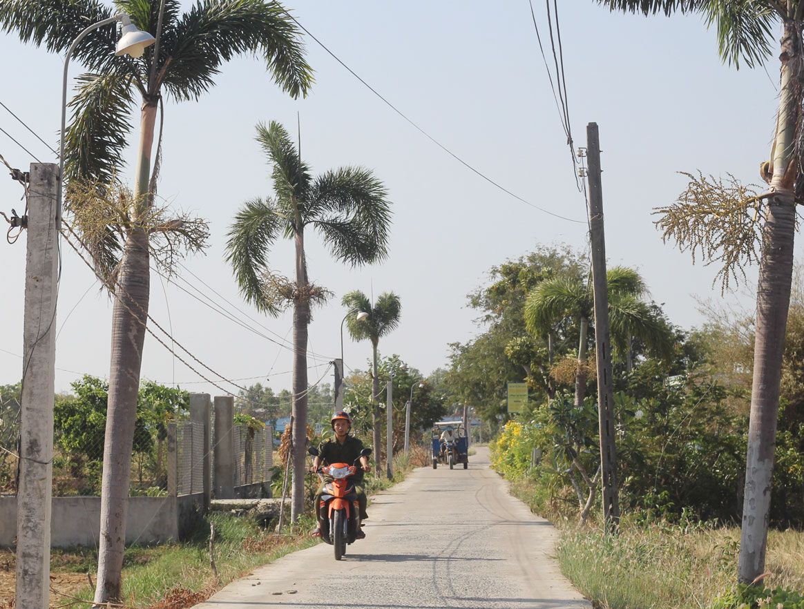 Long Hựu Đông: Nhiều mô hình bảo đảm an ninh, trật tự nông thôn Tuyến đường triển khai mô hình Ánh sáng văn hóa - an ninh, trật tự