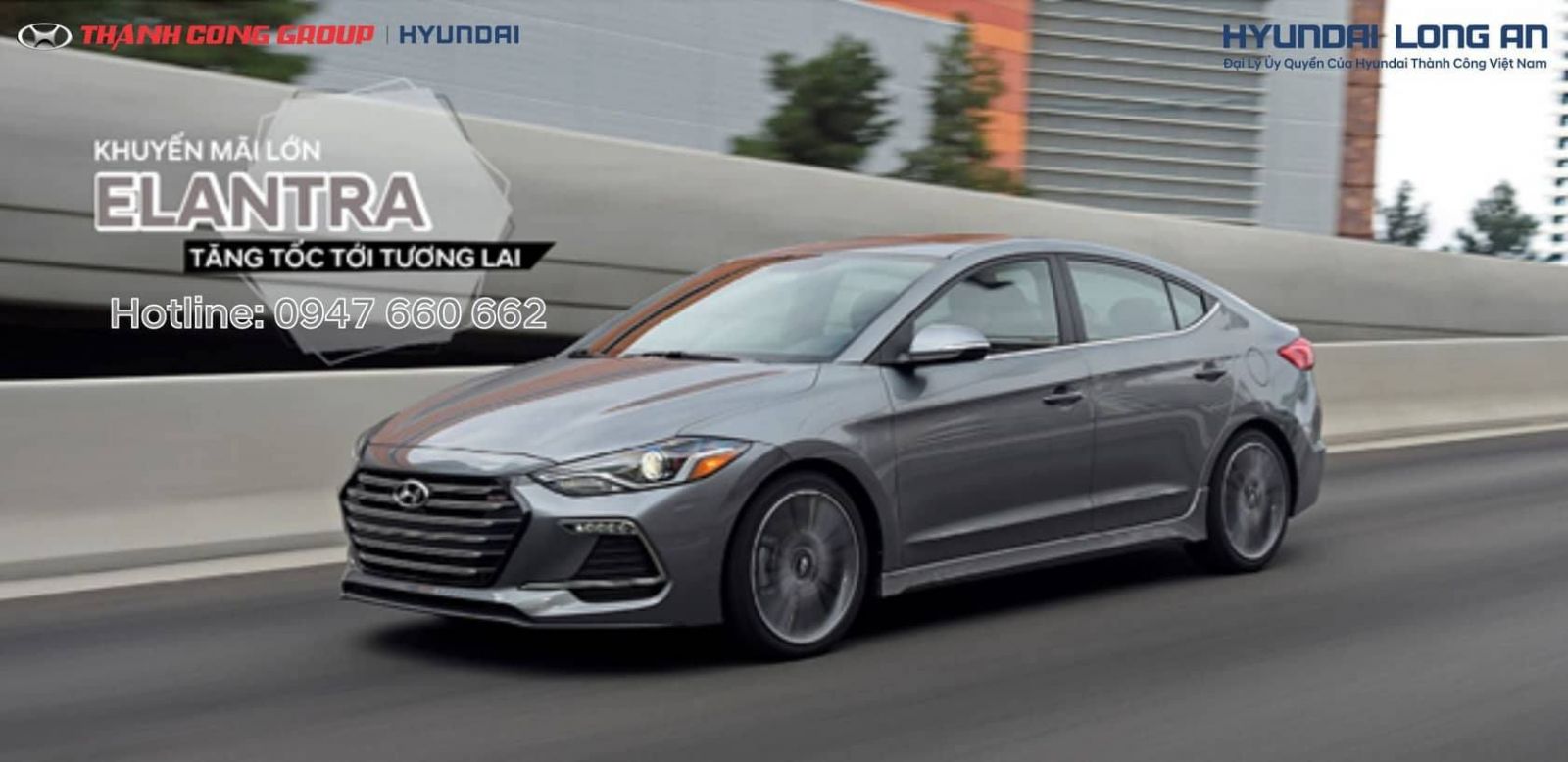 Trong tháng 3/2019, Hyundai Long An thực hiện chương trình khuyến mãi với mẫu xe Hyundai Elantra 2019 với giá trị lên tới 100 triệu đồng