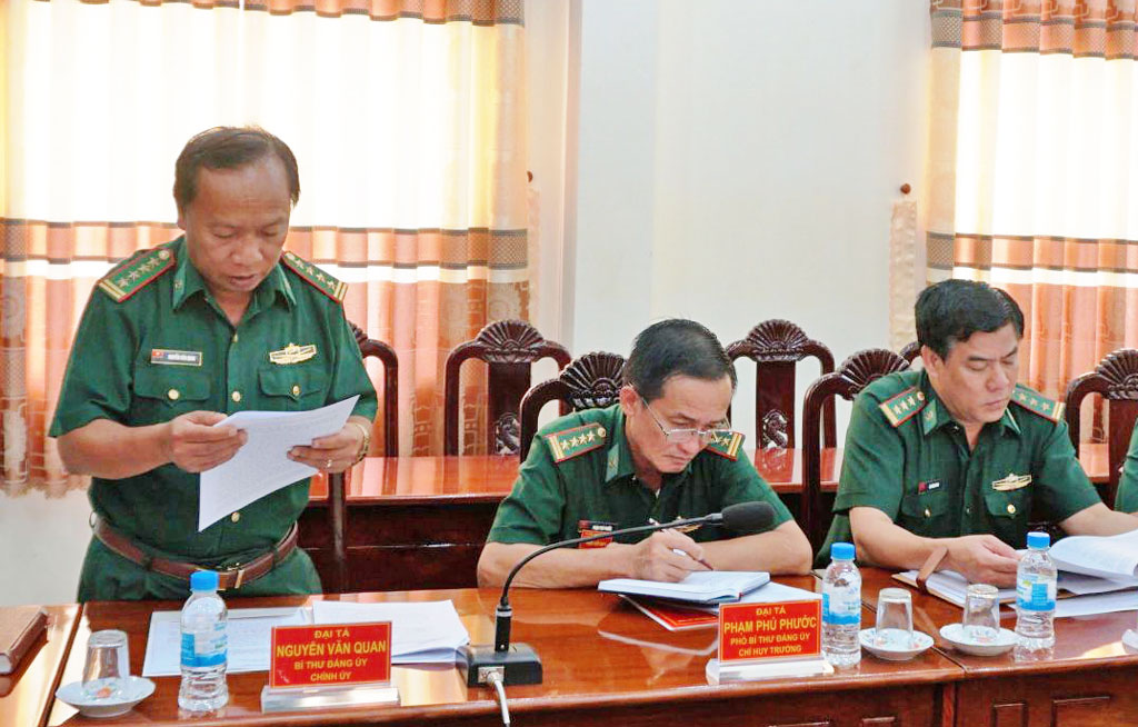 Đảng ủy Bộ đội Biên phòng tỉnh cần làm tốt hơn nữa việc thực hiện NQ Trung ương 4 (khóa XII)