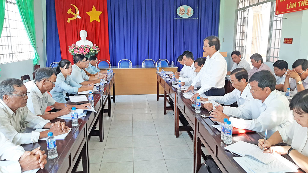 Bí thư Thành ủy Tân An giám sát chuyên đề giải phóng mặt bằng đường Vành đai thành phố