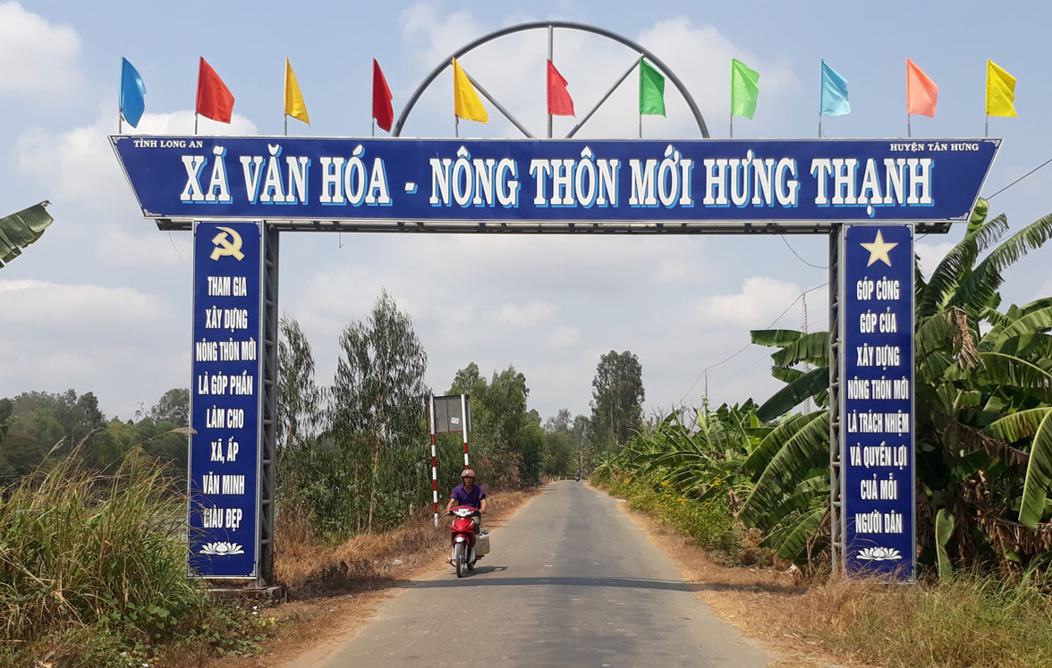 Hưng Thạnh vươn mình trở thành xã nông thôn mới đầu tiên của huyện Tân Hưng