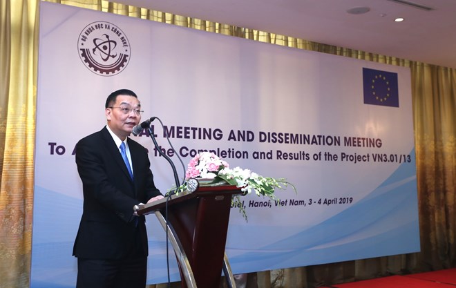 EU project helps improve legal framework for nuclear safety in Vietnam Minister of Science and Technology Chu Ngoc Anh (Photo: VNA)