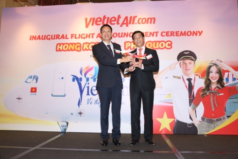 Vietjet khai trương thương mại đường bay thẳng Phú Quốc - Hồng Kông