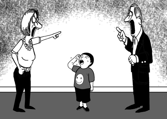 Khi tình yêu đã chết... Minh họa: Khều