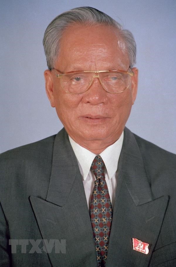 Nguyên Ủy viên Bộ Chính trị, nguyên Chủ tịch nước Lê Đức Anh. (Ảnh: TTXVN)