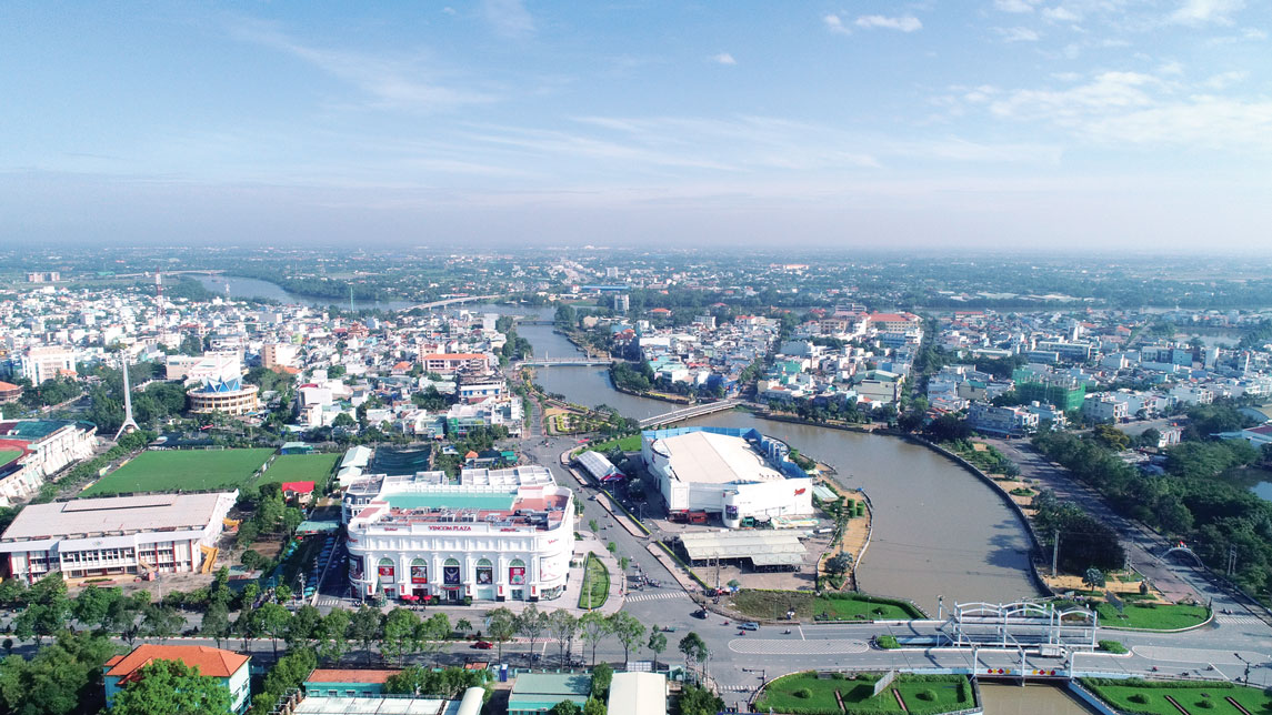 Long An trên đường phát triển (Trong ảnh: Một góc TP.Tân An). Ảnh: Thanh nga