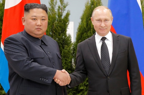 Hội nghị Thượng đỉnh Nga - Triều ngày 25/4/2019. Ảnh: Reuters