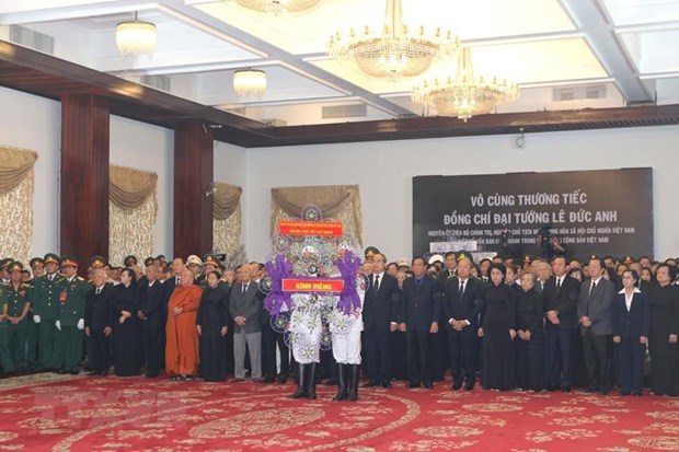Tổ chức trọng thể Lễ viếng nguyên Chủ tịch nước, Đại tướng Lê Đức Anh