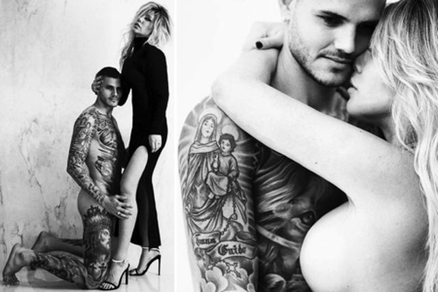 Icardi bất ngờ khoe ảnh nude trần trụi bên cô vợ Wanda Nara