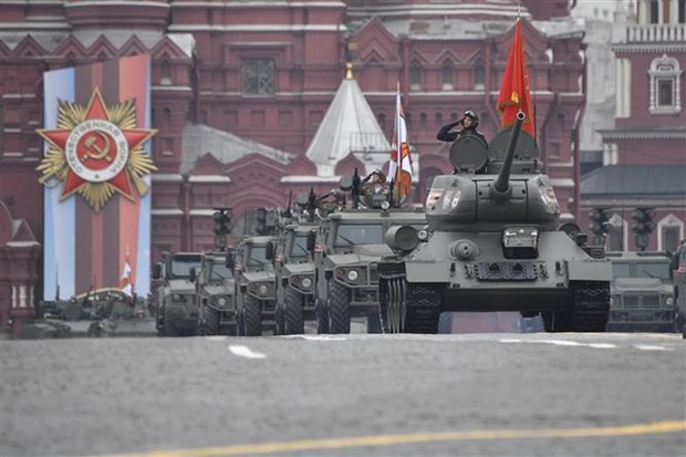 Lễ duyệt binh kỷ niệm 74 năm chiến thắng phátxít tại Nga (Nguồn:AFP/ TTXVN)