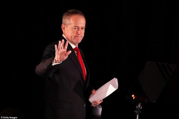 Thủ lĩnh Công đảng đối lập Bill Shorten. (Nguồn: Getty)