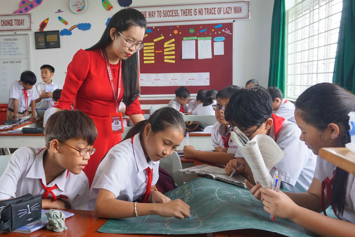 Những tiết dạy của cô giáo Phùng Dương Hạnh nhận được sự hưởng ứng của học sinh