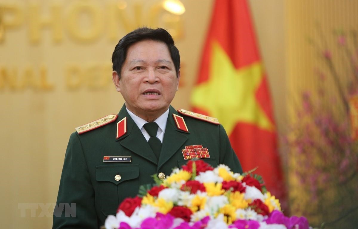 Đại tướng Ngô Xuân Lịch, Bộ trưởng Bộ Quốc phòng. Ảnh: Dương Giang/TTXVN)