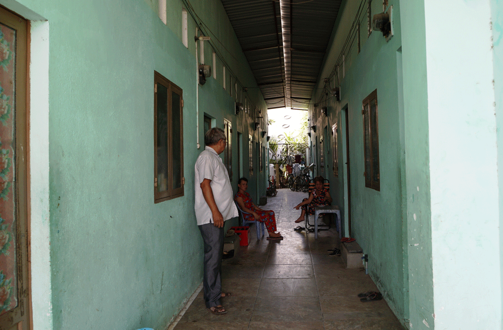 Nhà trọ Duy Quý ở huyện Bến Lức được chọn làm điểm thực hiện mô hình công nhân tự quản khu nhà tập thể, nhà trọ công nhân