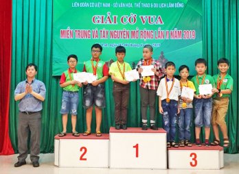 CLB Cờ vua Tài năng Trẻ tỉnh Long An đoạt 2 Huy chương Bạc, 3 Huy chương Đồng