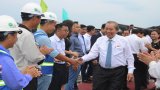 Phó Thủ tướng Thường trực Chính phủ - Trương Hòa Bình thăm Nhà máy năng lượng mặt trời BCG - CME Long An 1