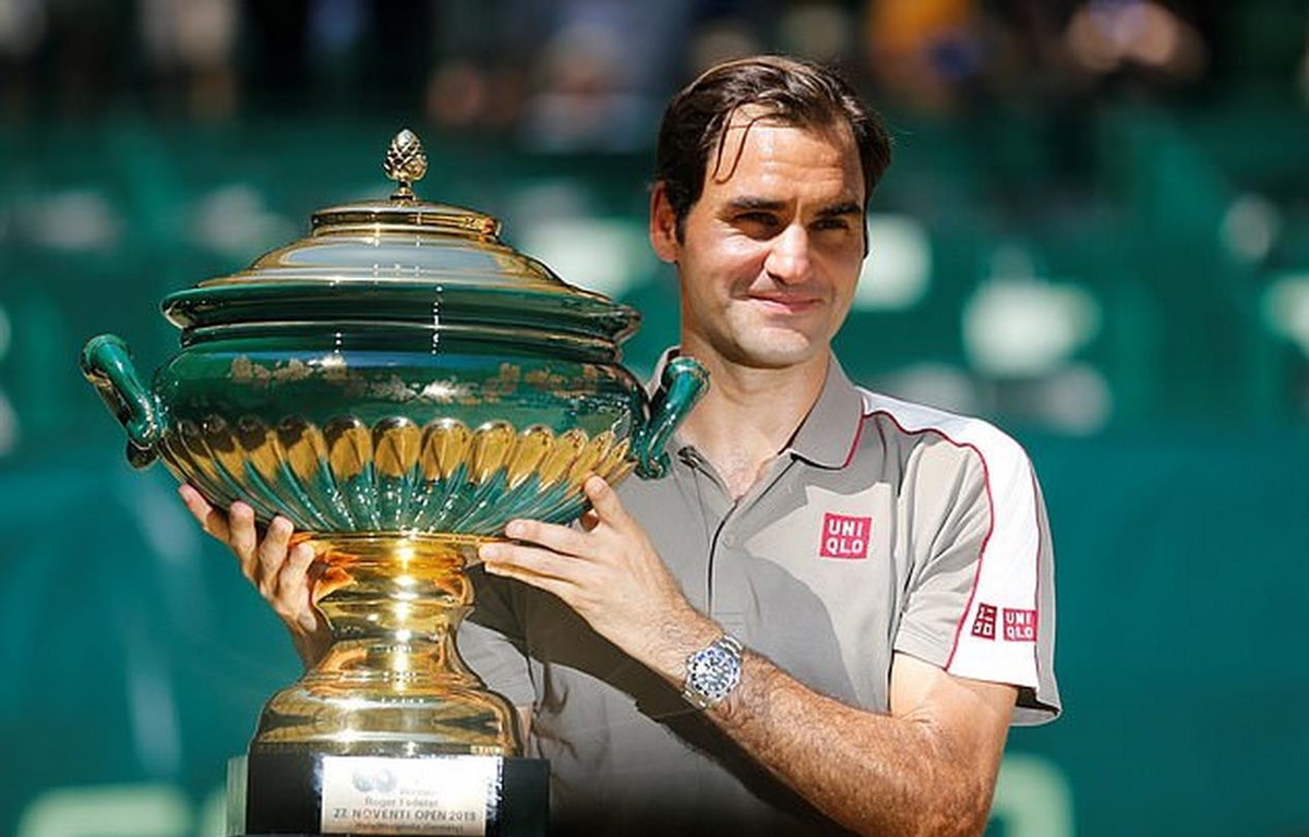 Federer giành chức vô địch tại Halle Open thứ 10 trong sự nghiệp. (Nguồn: Reuters)