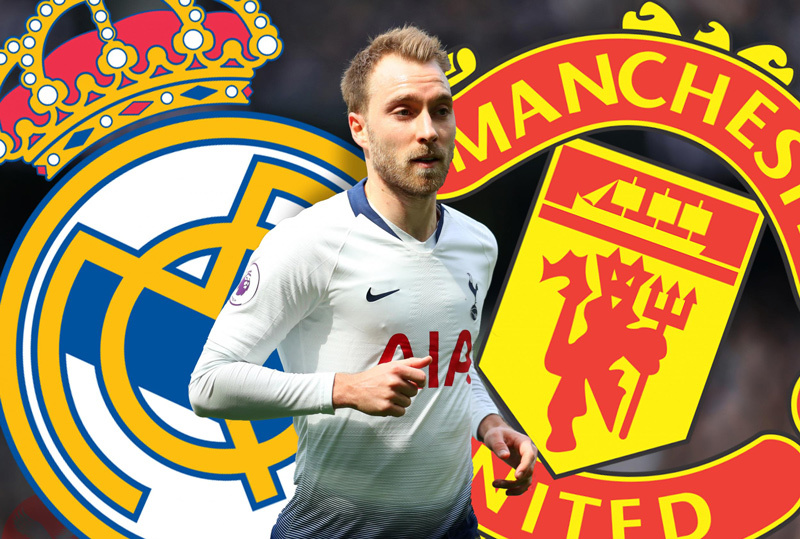 Eriksen có thể gia nhập MU thay vì Real Madrid