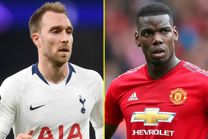 Eriksen sẽ thay thế Pogba tại Old Trafford