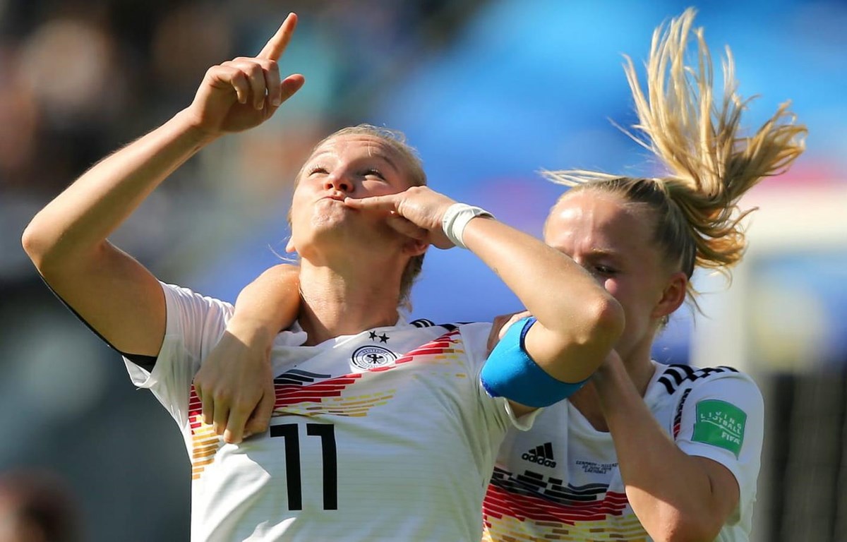 Tuyển Đức giành vé vào tứ kết World Cup nữ 2019. (Nguồn: Getty Images)