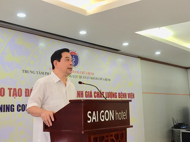 Phó giáo sư Lương Ngọc Khuê - Cục trưởng Cục Quản lý Khám, chữa bệnh. (Ảnh: PV/Vietnam+)
