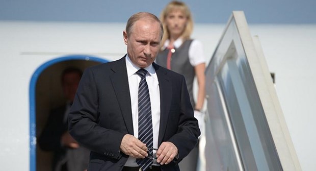 Tổng thống Nga Vladimir Putin đã đến Rome. (Nguồn: sputniknews)